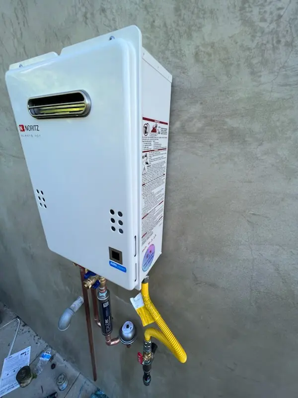 Tankless water heater installation for Dana Point homes